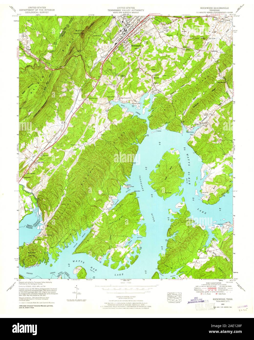 Map of rockwood hires stock photography and images Alamy