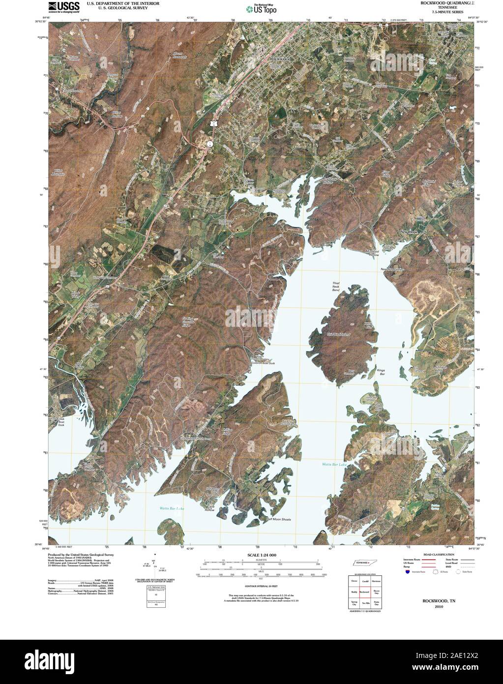 Map of rockwood hires stock photography and images Alamy