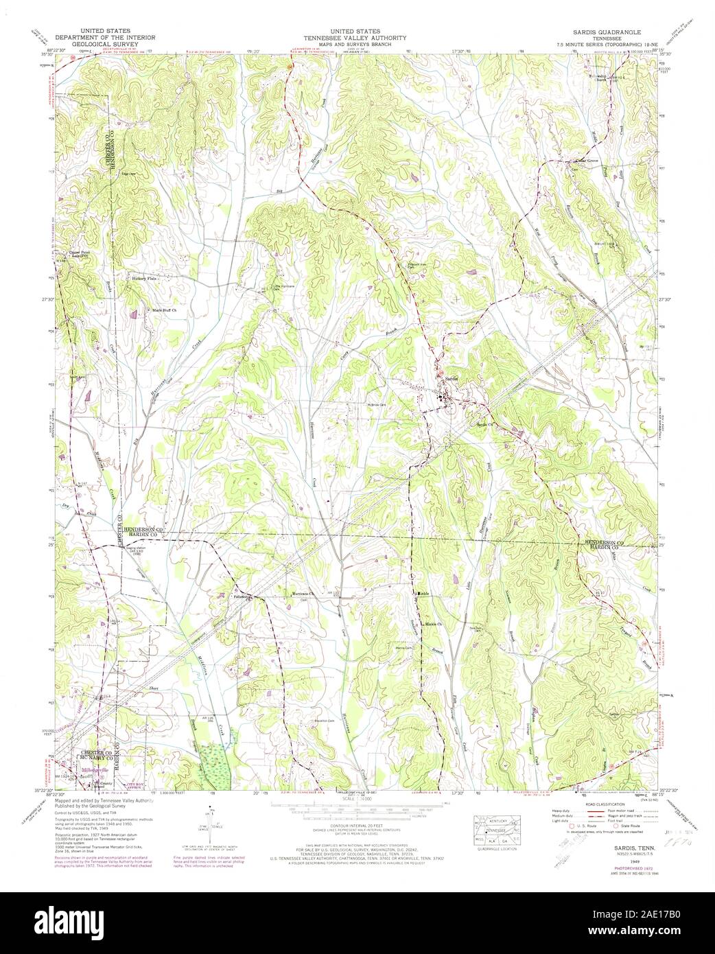 Sardis map Cut Out Stock Images & Pictures Alamy