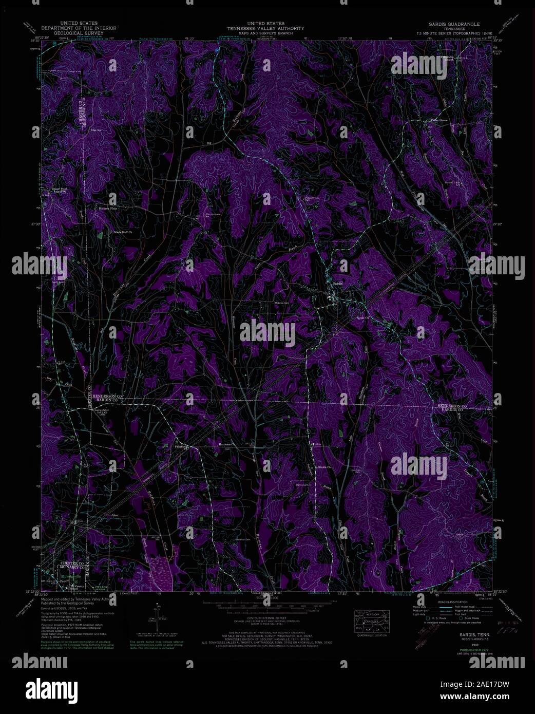 Map of sardis hires stock photography and images Alamy