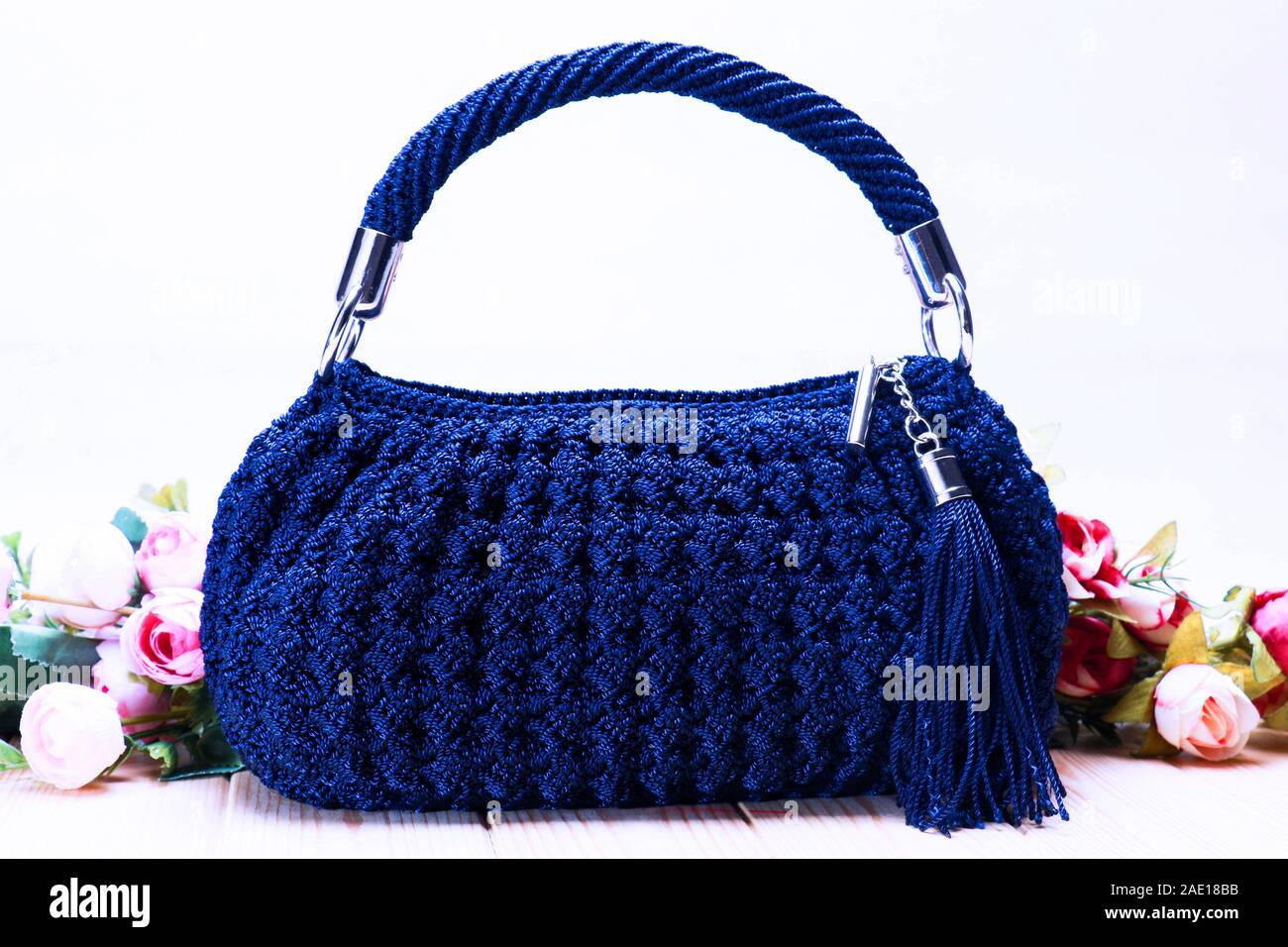 knitted string bolsa pattern