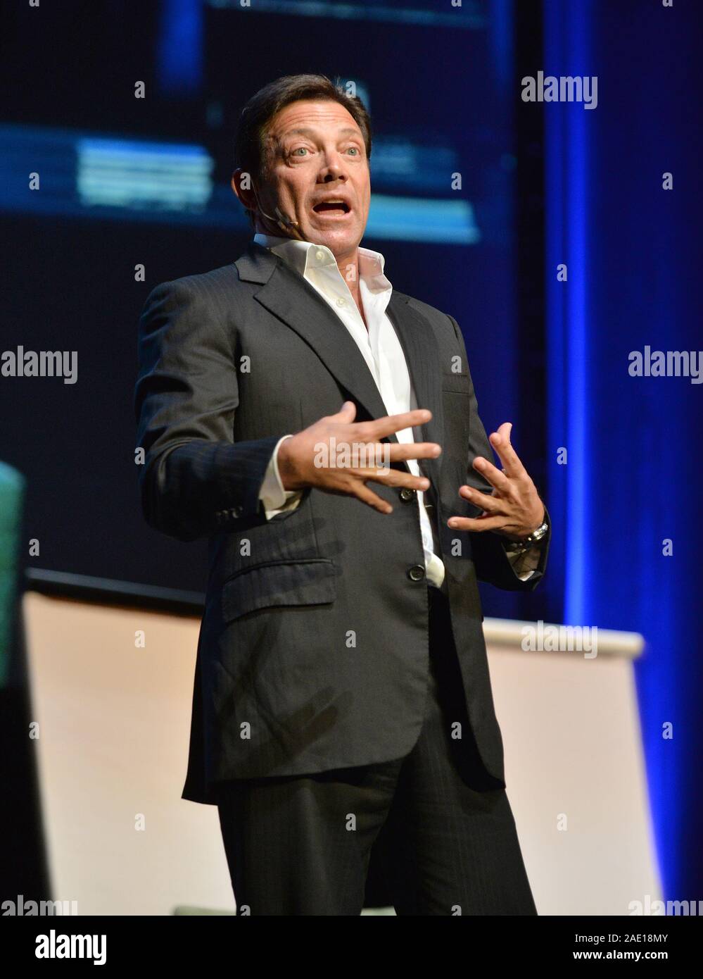FORT LAUDERDALE, FL - SEPTEMBER 17: Motivational speaker Jordan Belfort ...