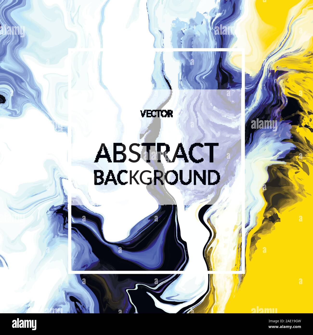 Vector abstract marble texture, Fluid design background Stock Vector ...