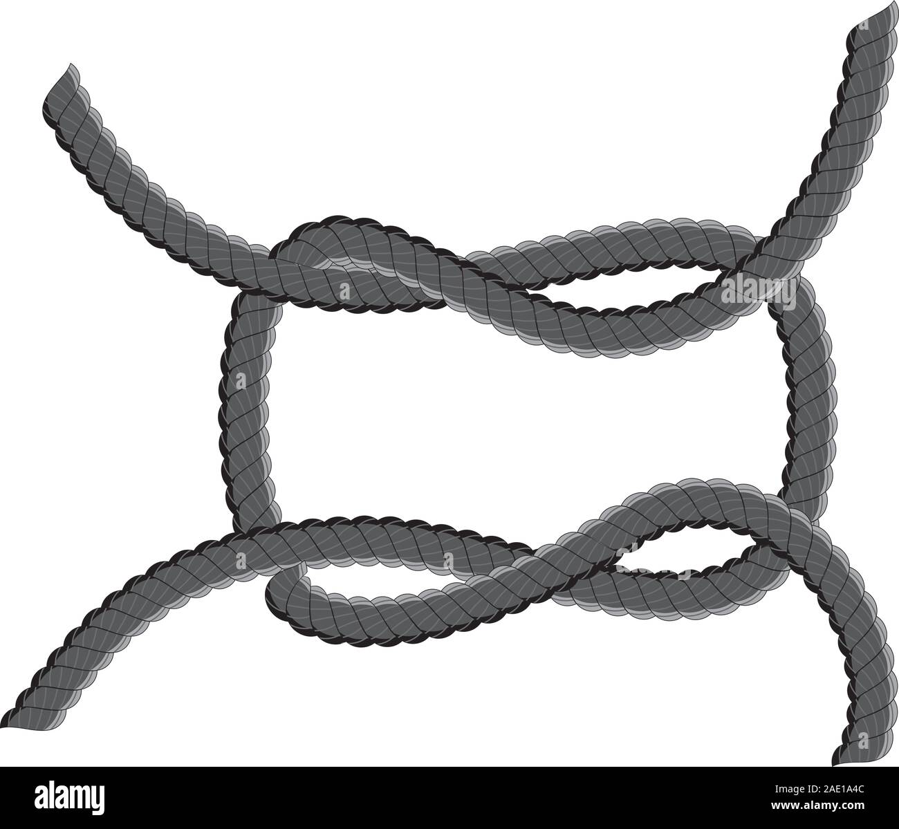Twisted rope vector vectors Cut Out Stock Images & Pictures - Page 3 - Alamy