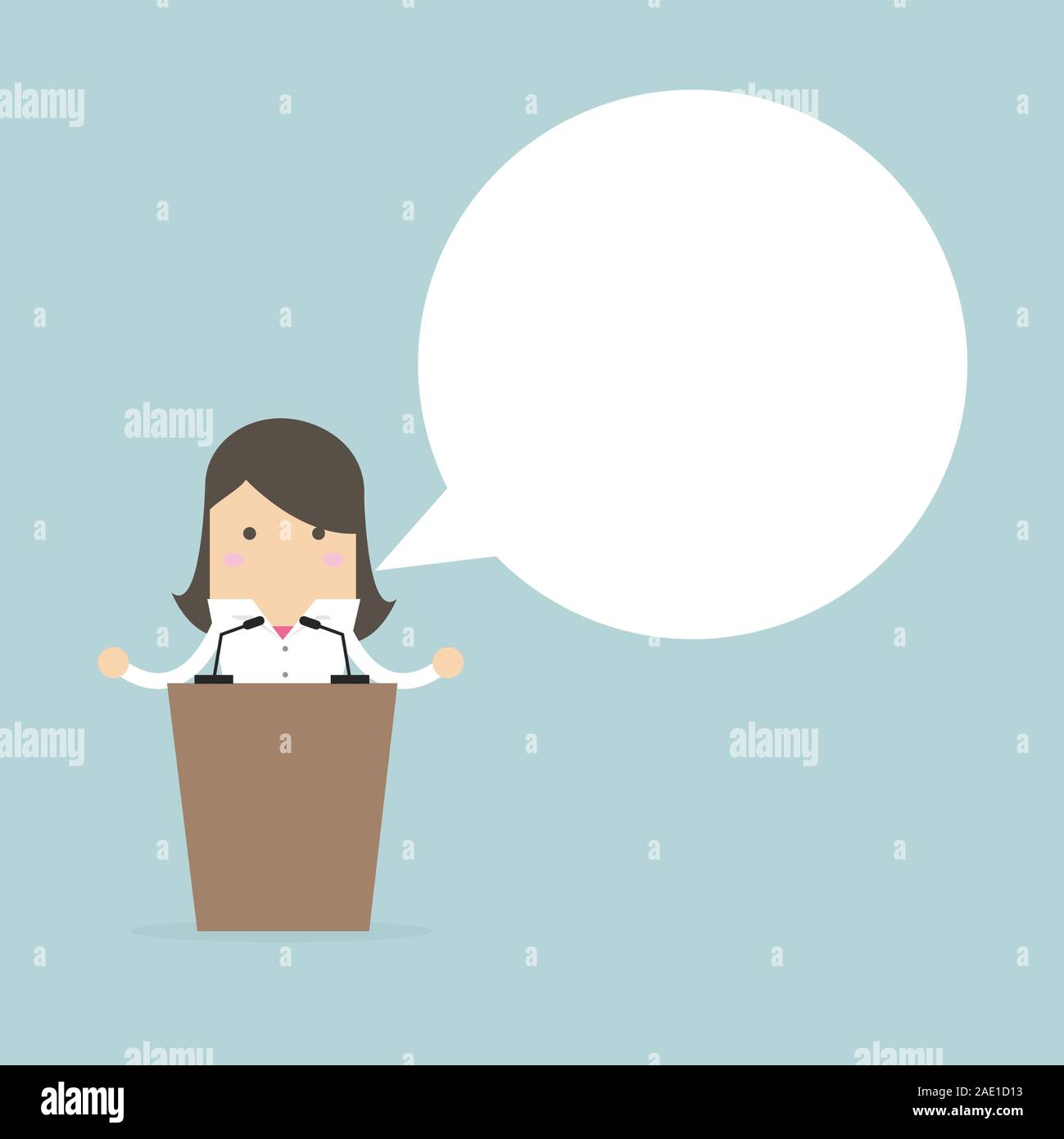 Cartoon lawyer giving speech hi-res stock photography and images - Alamy