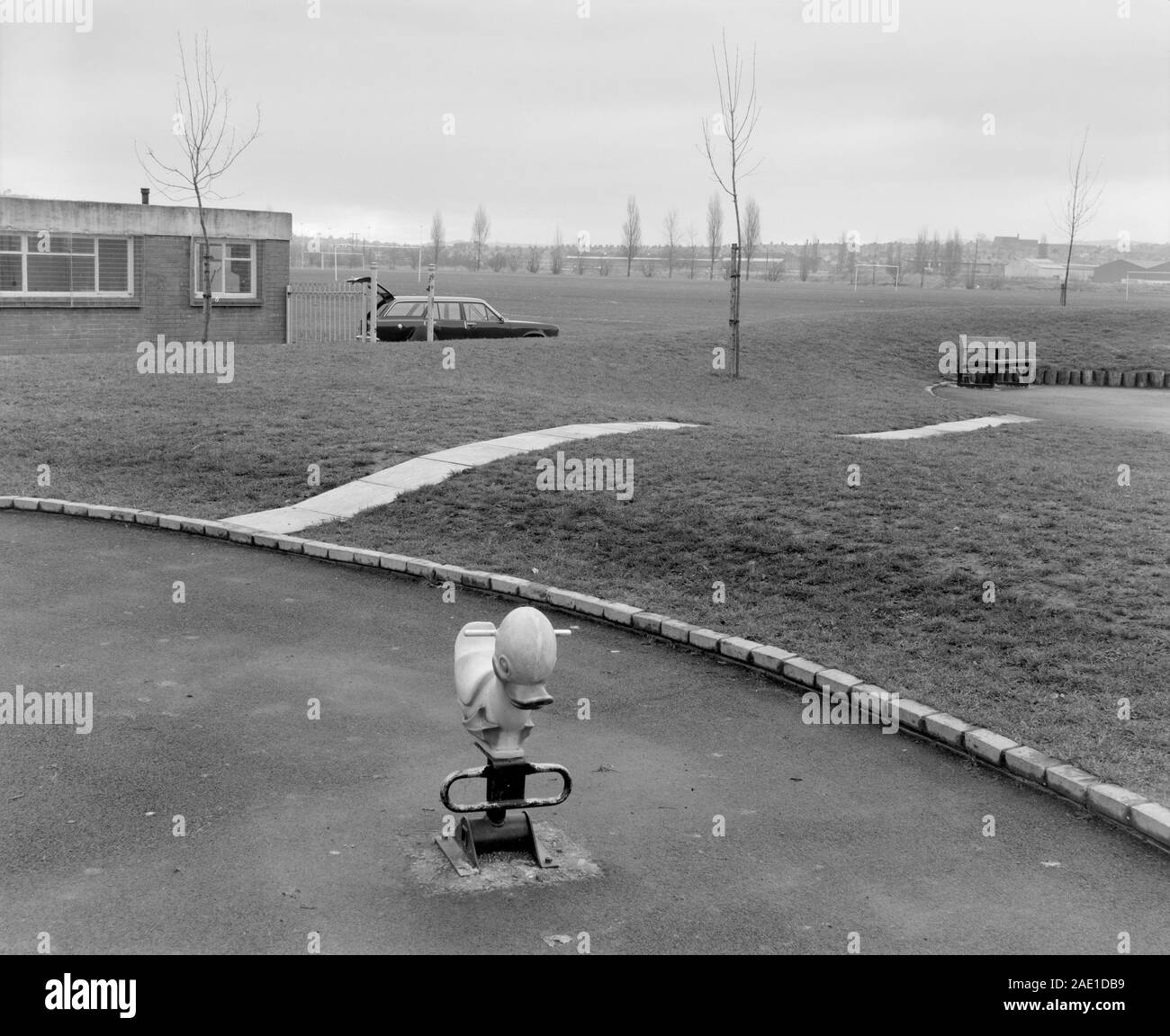 Children's playgrounds Britain 1982 Stock Photo Alamy