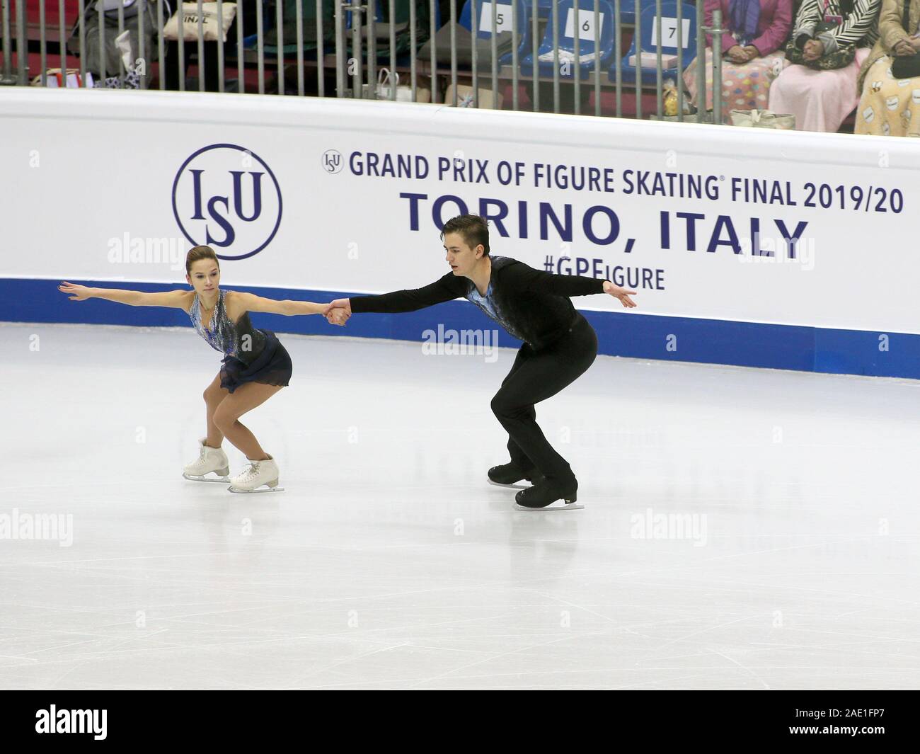 daria pavliuchenko and denis khodykin (senior pairs - russia) during ISU Grand Prix of Figure Skating - Opening Ceremony - Senior - Day 1, Torino, Ita Stock Photo