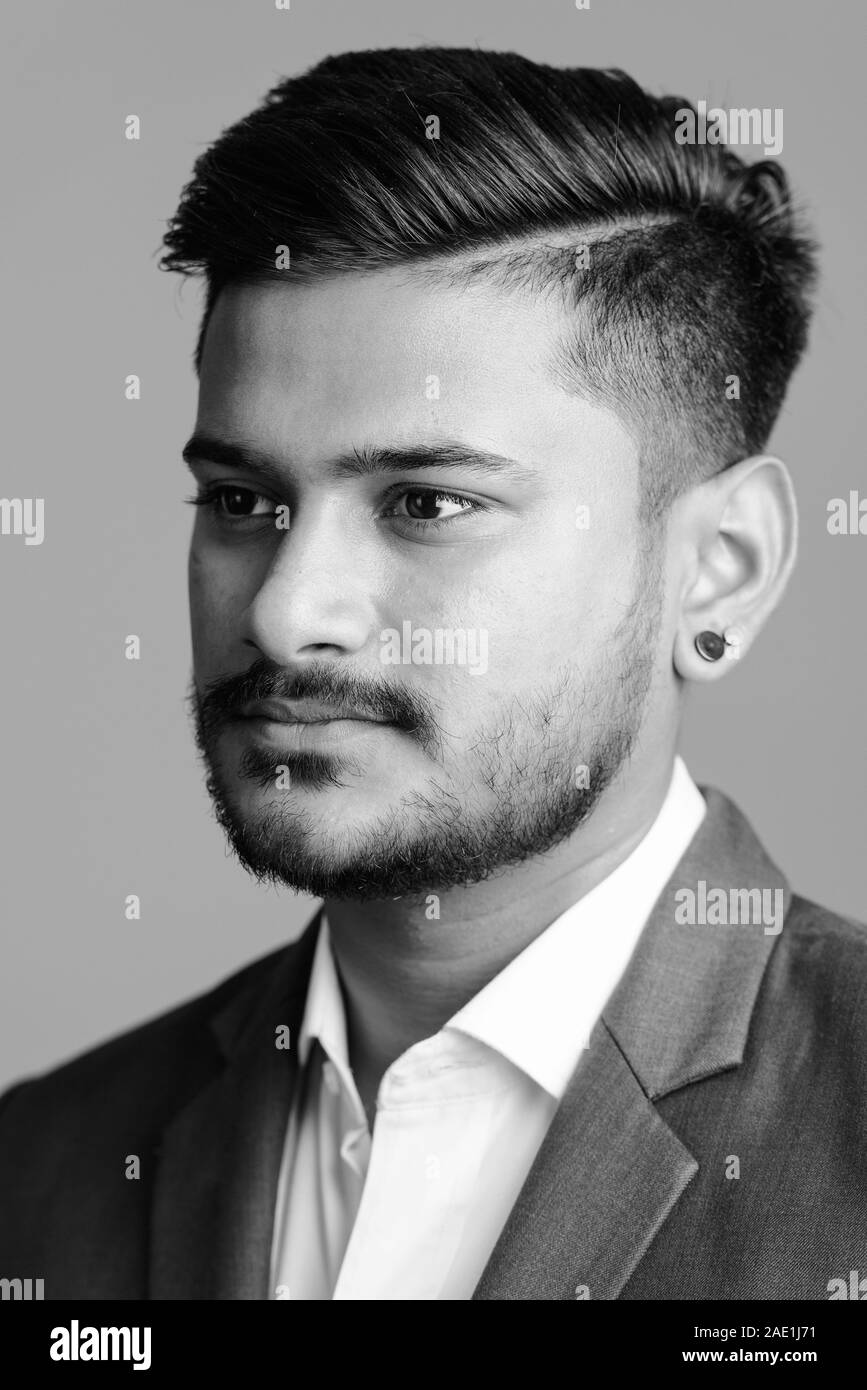 Indian man in suit Black and White Stock Photos & Images - Alamy