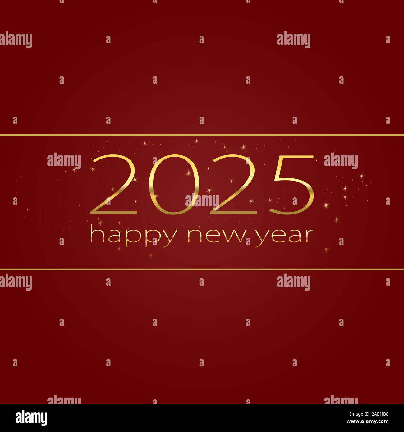 2025 Happy new year elegant graphic design Stock Photo Alamy