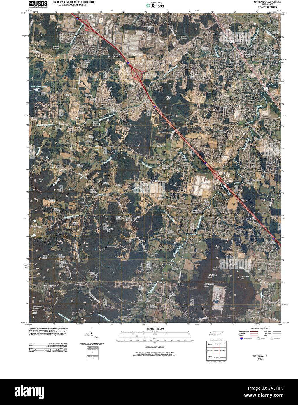 Map of smyrna hires stock photography and images Alamy