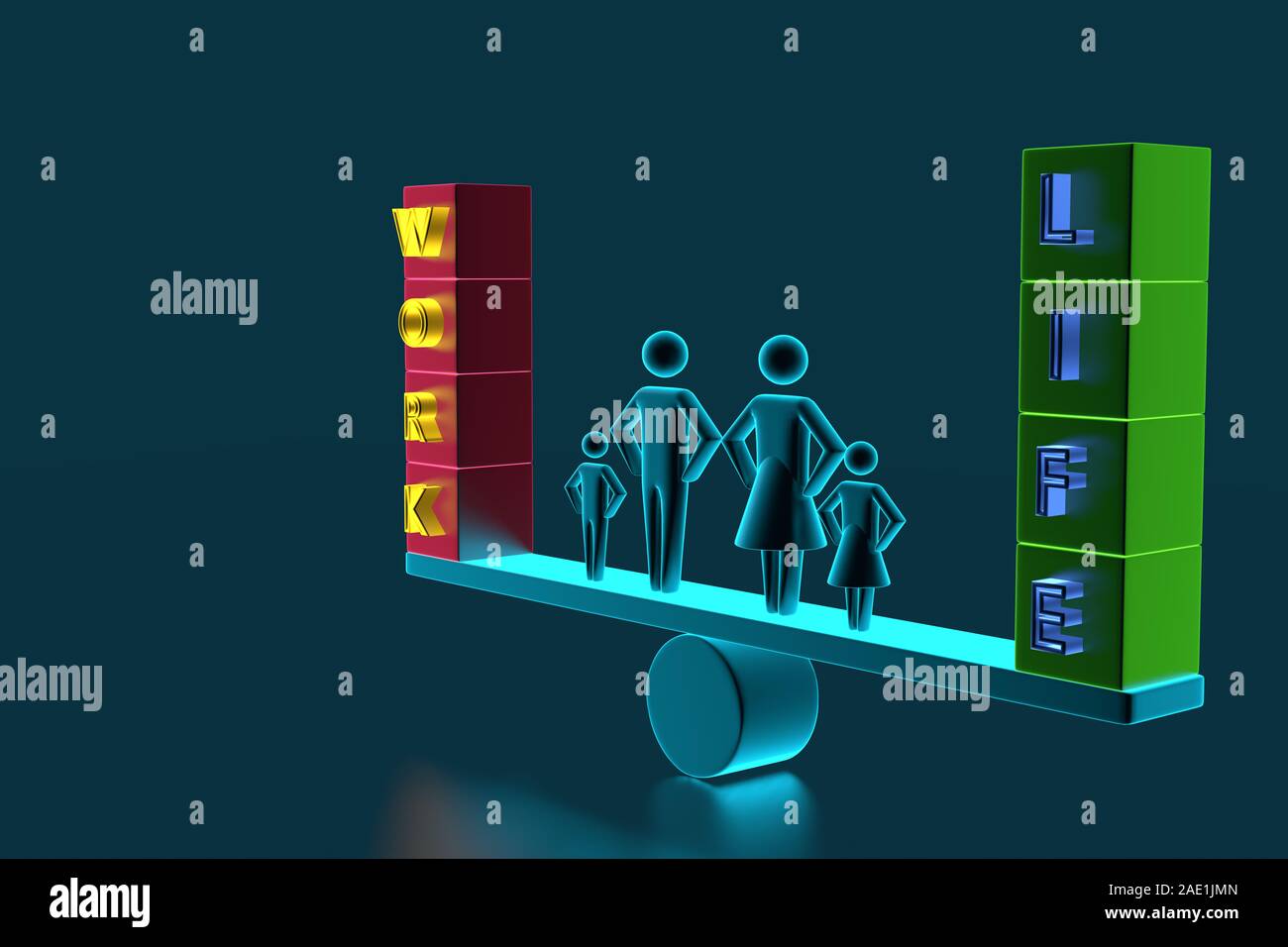 3d father daughter 3d family hi-res stock photography and images - Alamy