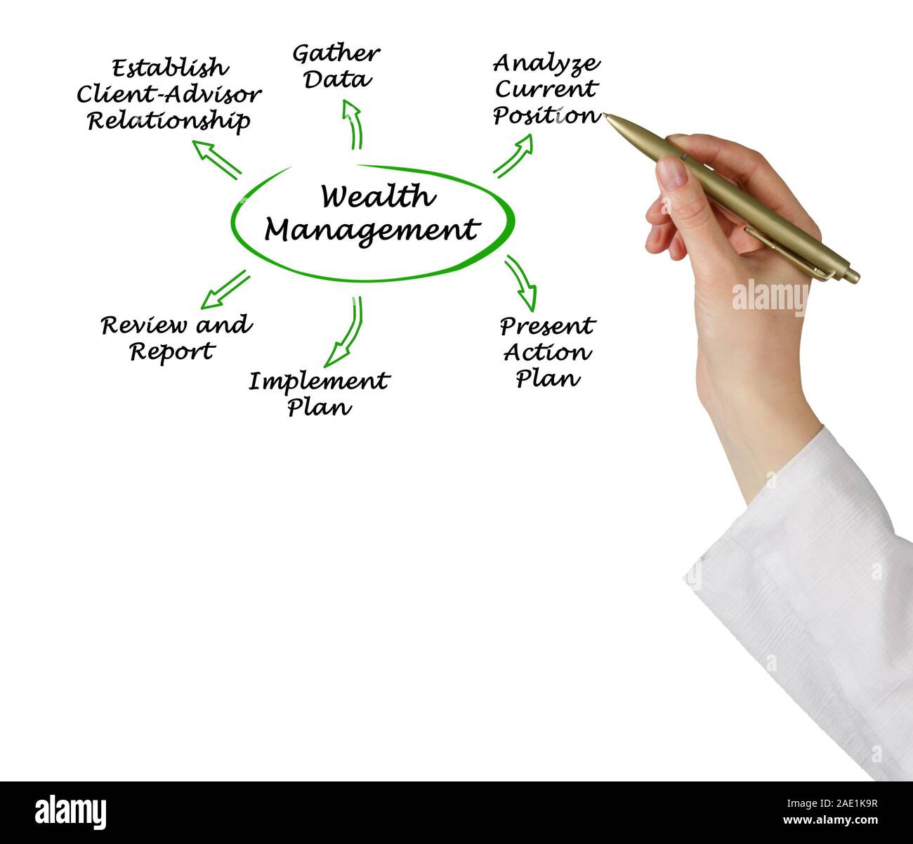 Components of Wealth Management Stock Photo Alamy