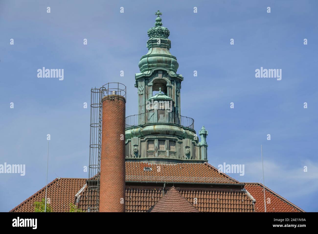 Dach, Amtsgericht, Kammergericht, Grunewaldstraße, Schöneberg, Tempelhof-Schöneberg, Berlin, Deutschland Stock Photo