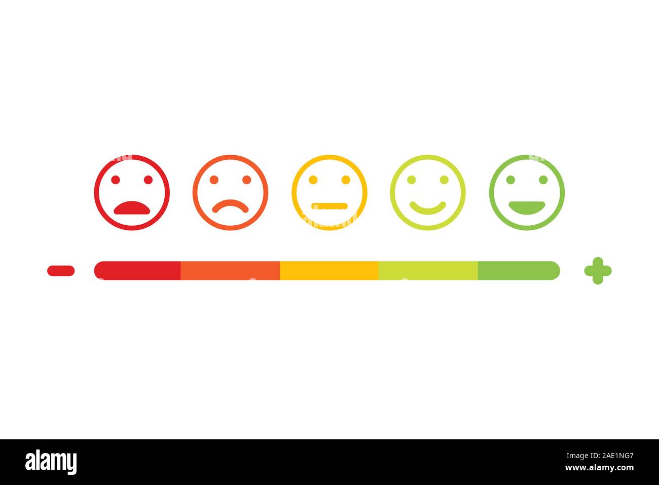 Feedback emoticon smile flat design icon set Stock Vector Image & Art
