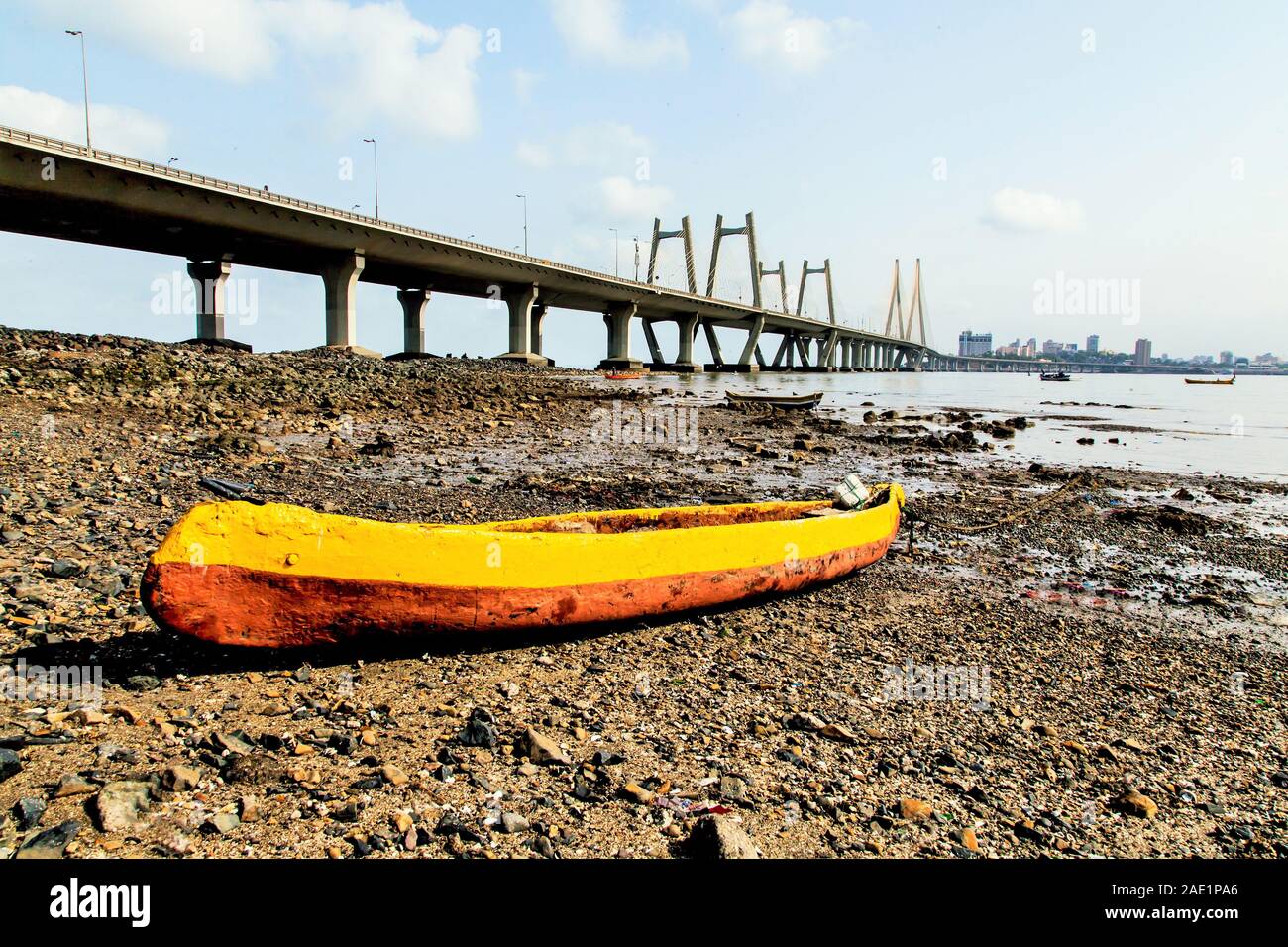 Sea link, Koliwada, Worli, Mumbai, Maharashtra, India, Asia Stock Photo