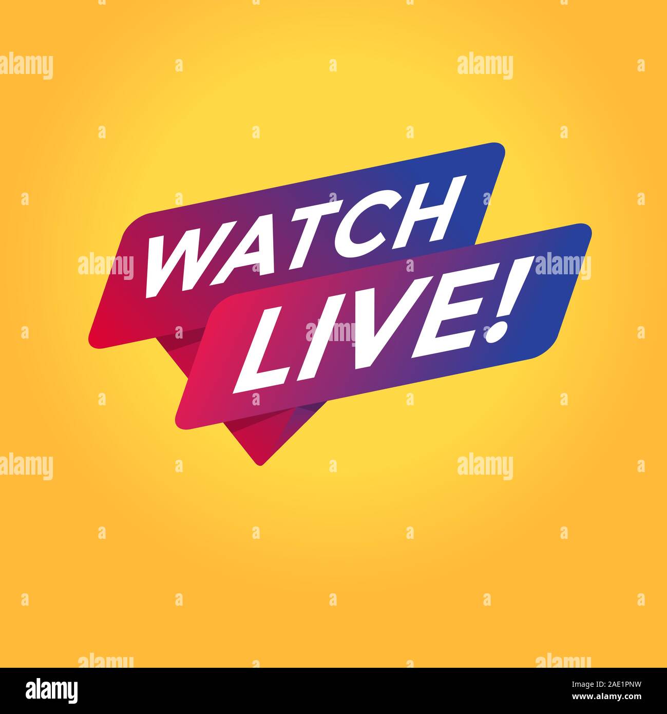 Watch live tag sign Stock Vector Image & Art Alamy