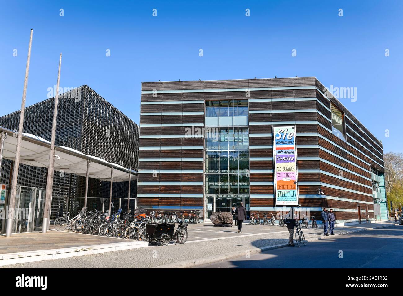Nordische Botschaften, Rauchstraße, Tiergarten, Mitte, Berlin, Deutschland Stock Photo