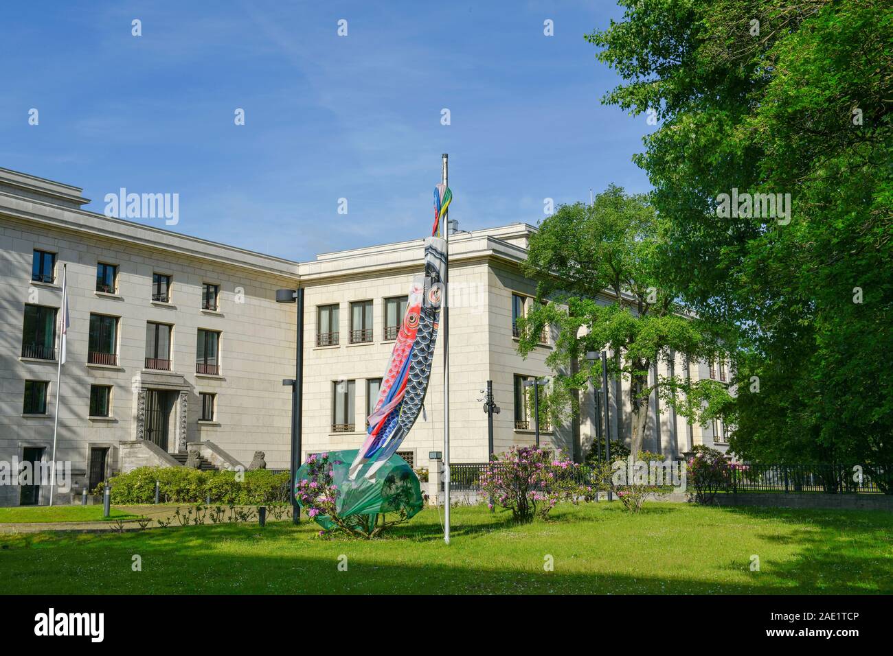 Botschaft von Japan, Tiergartenstraße, Tiergarten, Mitte, Berllin Deutschland Stock Photo