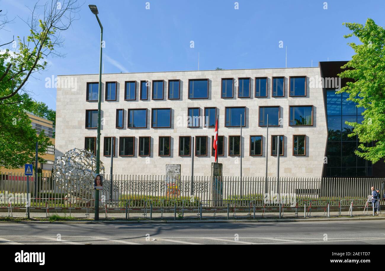 Botschaft der Türkei, Tiergartenstraße, Tiergarten, Mitte, Berllin Deutschland Stock Photo