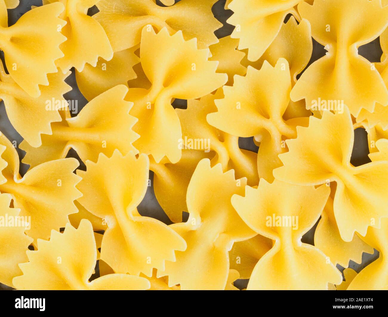 Background from pasta type bow. Healthy eating concept Stock Photo Alamy