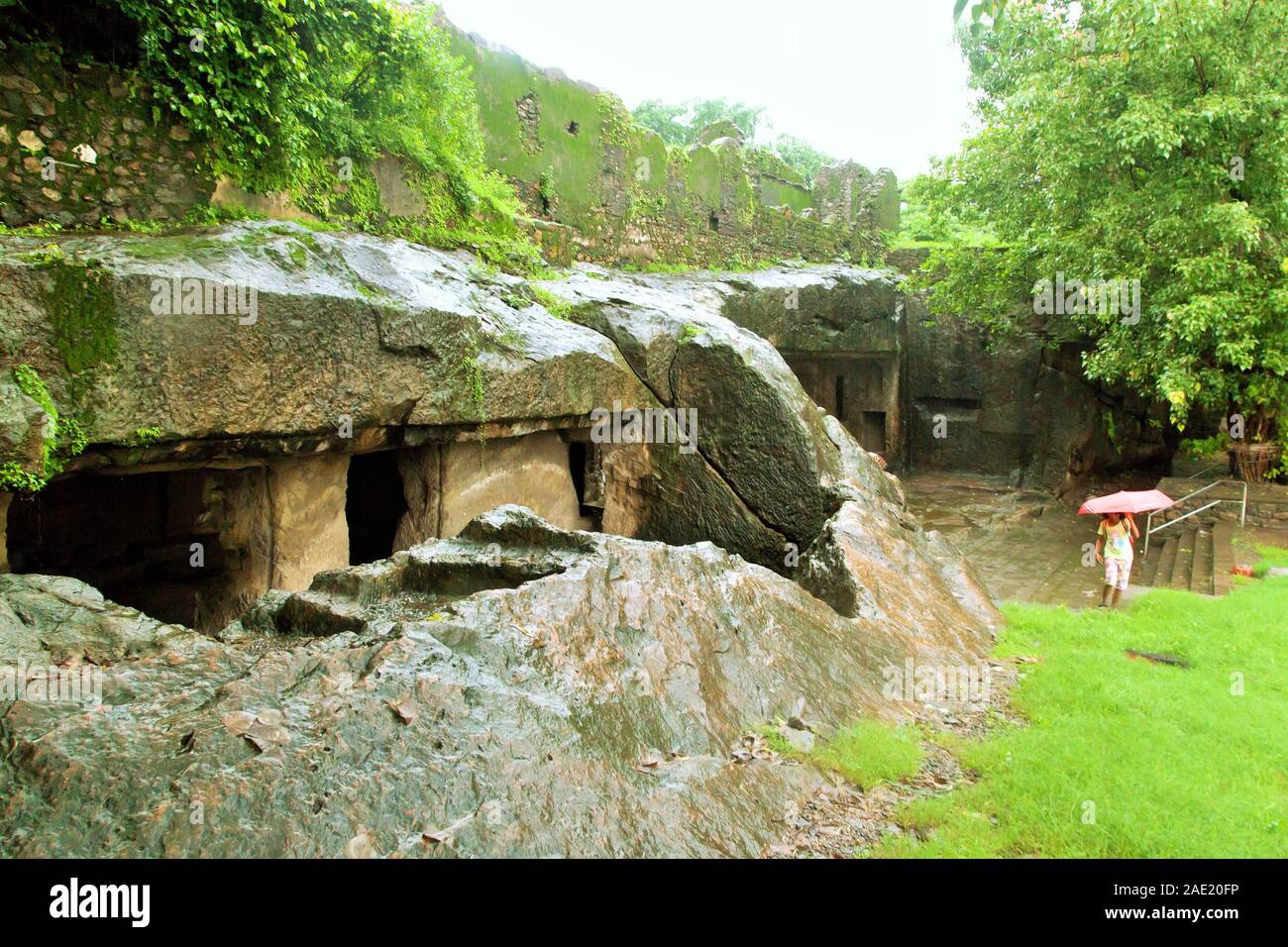 Mandapeshwar Caves, Borivali, Mumbai, Maharashtra, India, Asia Stock Photo