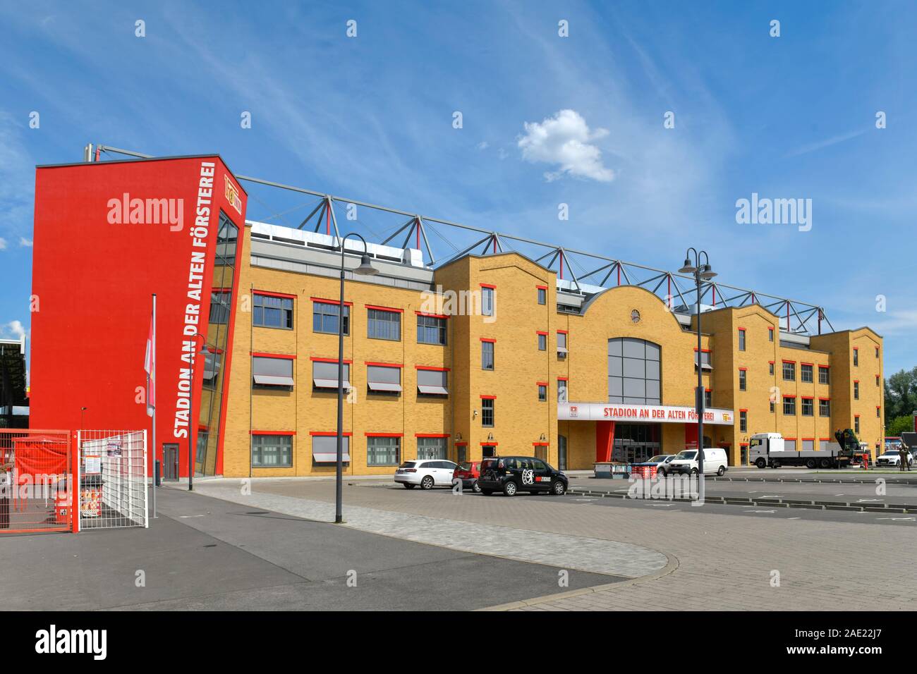 Stadion An der Alten Försterei, 1. FC Union Berlin, Köpenick, Treptow-Köpenick, Berlin, Deutschland Stock Photo