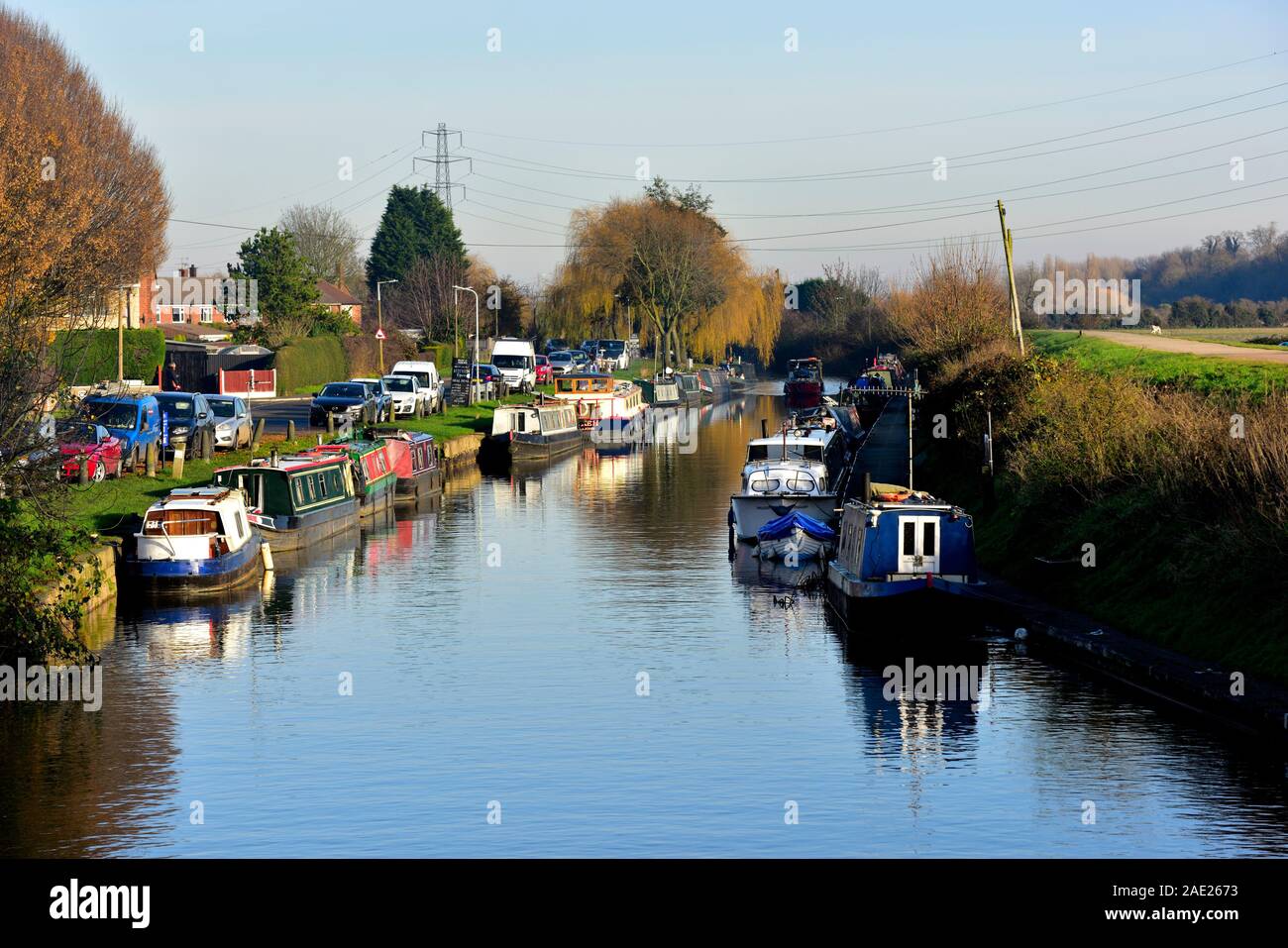 The Nottingham and Beeston Canal,Beeston,Nottingham,England,UK Stock Photo