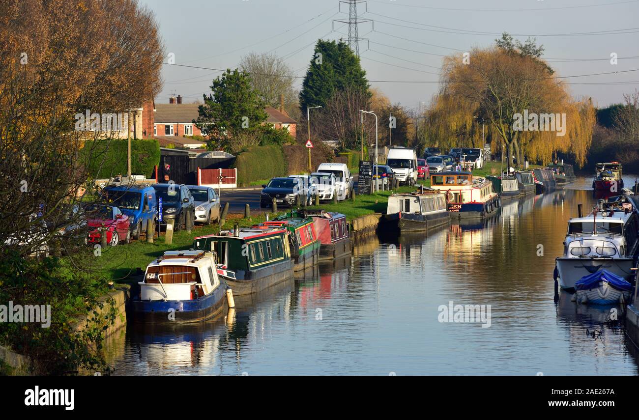 The Nottingham and Beeston Canal,Beeston,Nottingham,England,UK Stock Photo
