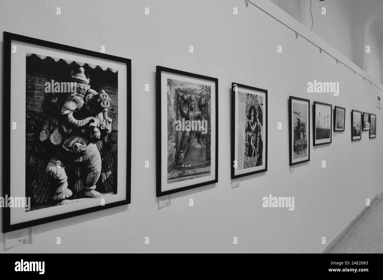Jagdish Agarwal photography exhibition, Jehangir Art Gallery, Bombay, Mumbai, Maharashtra, India, Asia Stock Photo