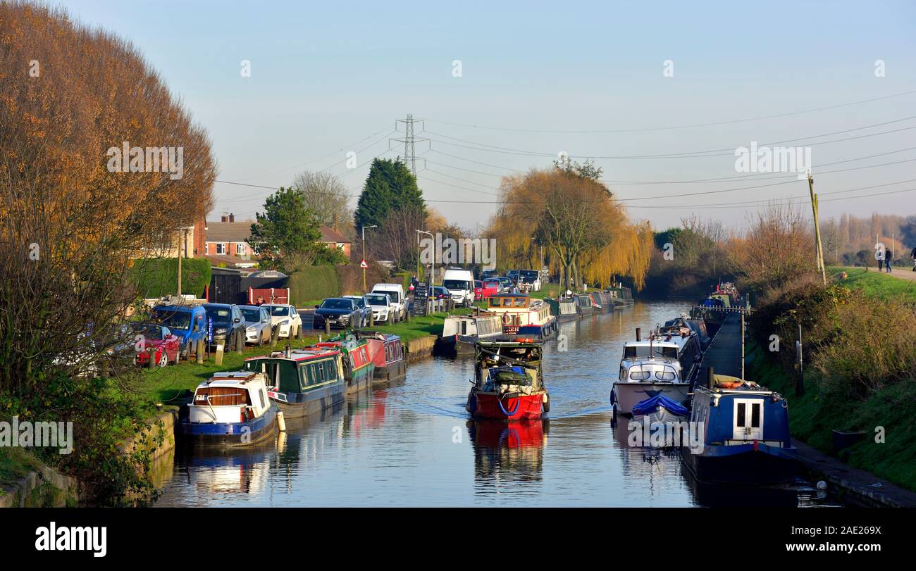 The Nottingham and Beeston Canal,Beeston,Nottingham,England,UK Stock Photo