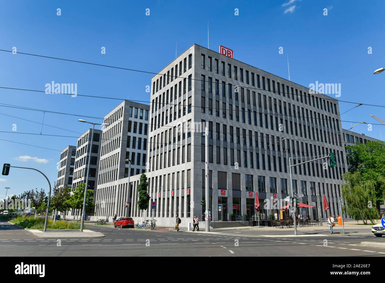 Deutsche Bahn, Bürogebäude, Elisabeth-Schwarzhaupt-Platz, Invalidenstraße, Mitte, Berlin, Deutschland Stock Photo