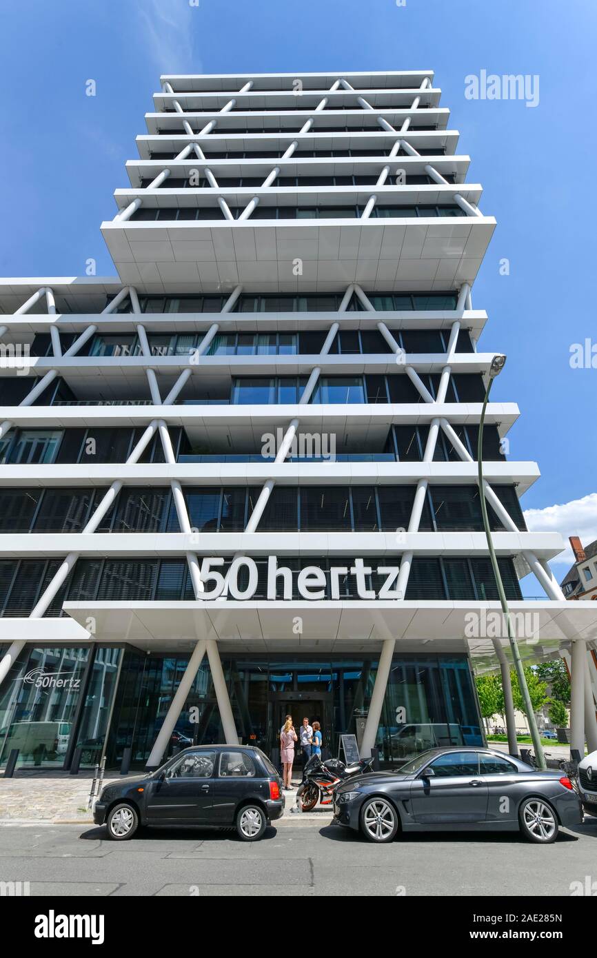 Unternehmenszentrale, 50hertz Transmission, Heidestraße, Mitte, Berlin, Deutschland Stock Photo