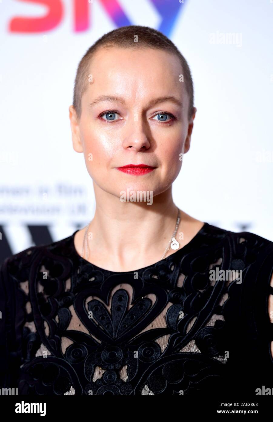 Samantha Morton attending the Women in Film and TV Awards 2019 at the Hilton, Park Lane, London. Stock Photo