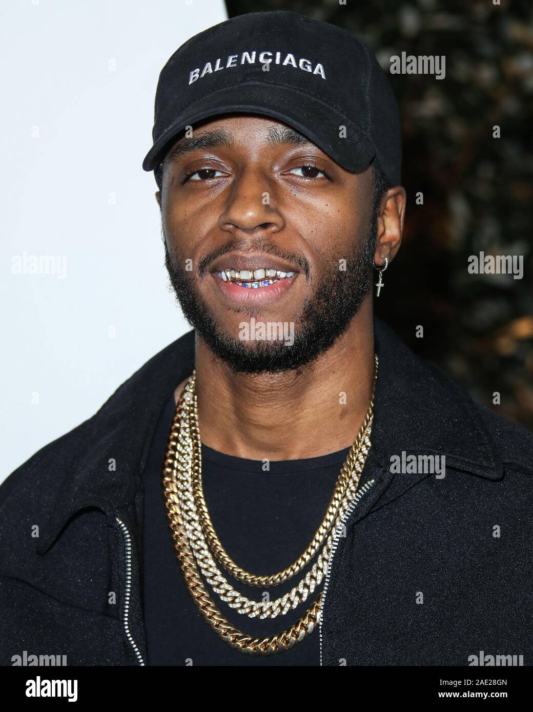 WEST HOLLYWOOD, LOS ANGELES, CALIFORNIA, USA - DECEMBER 05: Singer 6Lack  arrives at the 2019 GQ Men Of The Year Party held at The West Hollywood  EDITION Hotel on December 5, 2019
