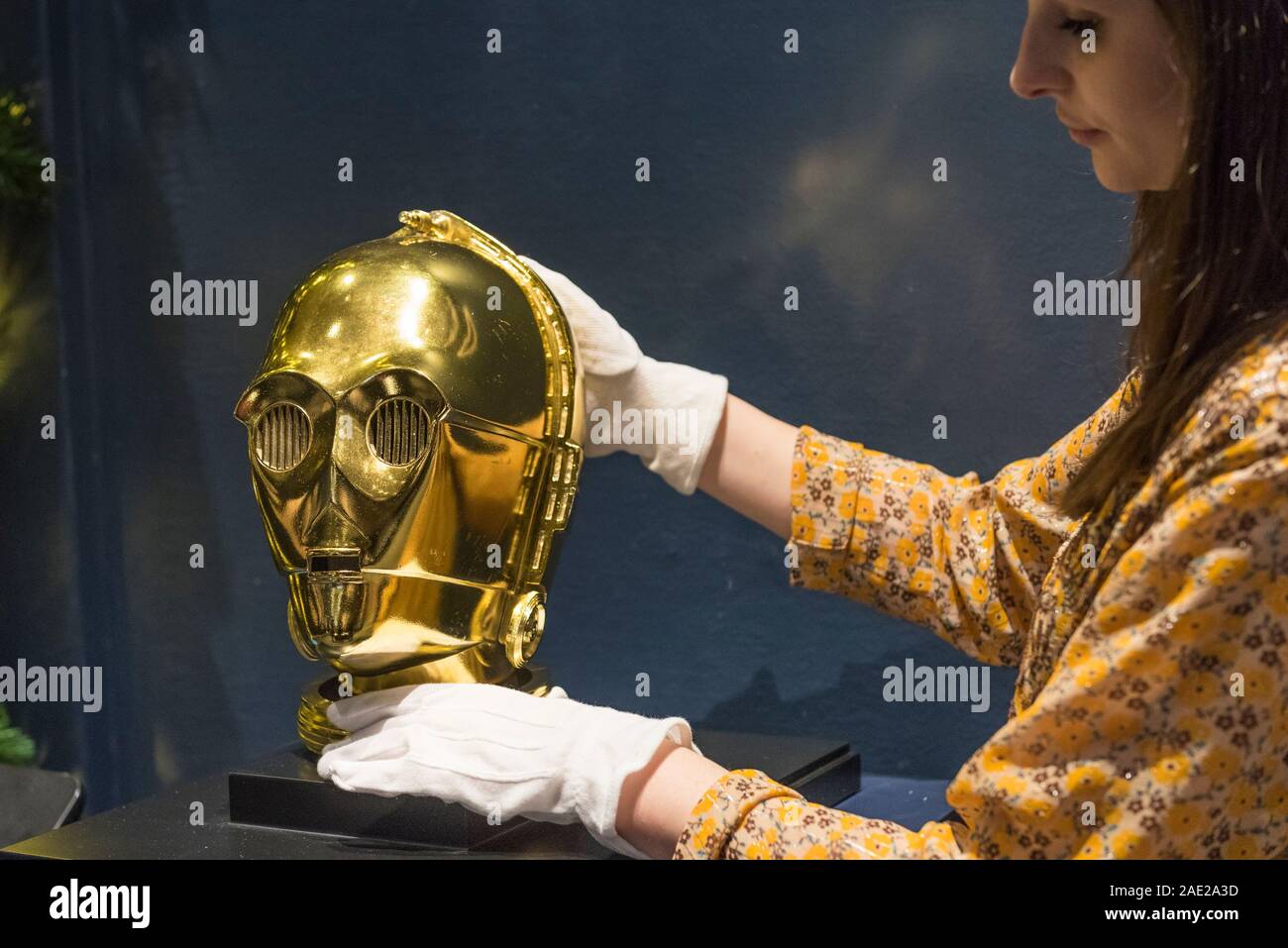 A promotional c 3po helmet from 1983 hi res stock photography and