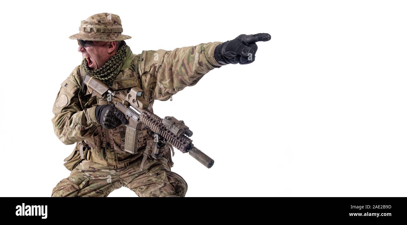 Soldier pointing finger hires stock photography and images Alamy