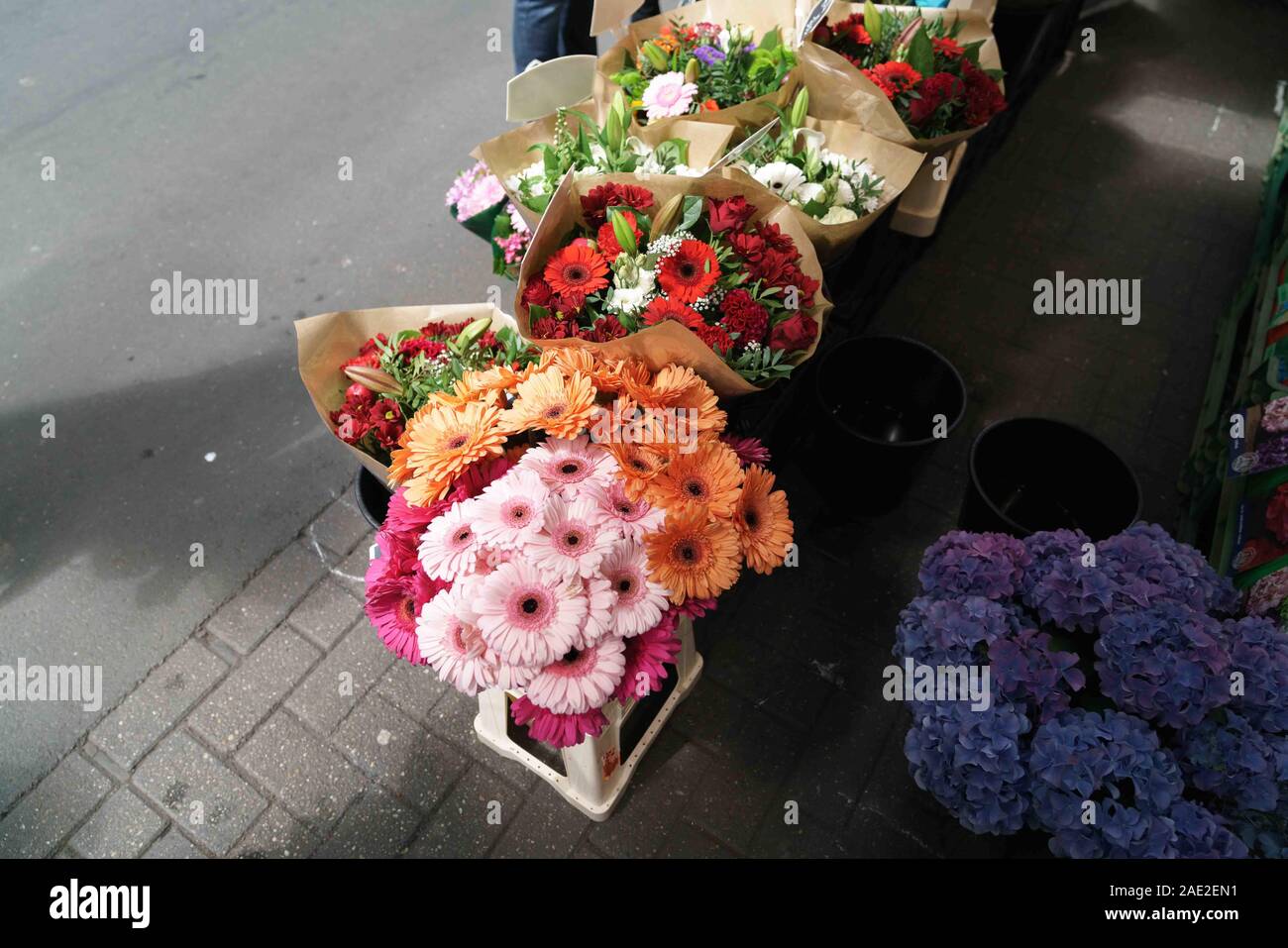 Flower market, Amsterdam, Netherlands Stock Photo