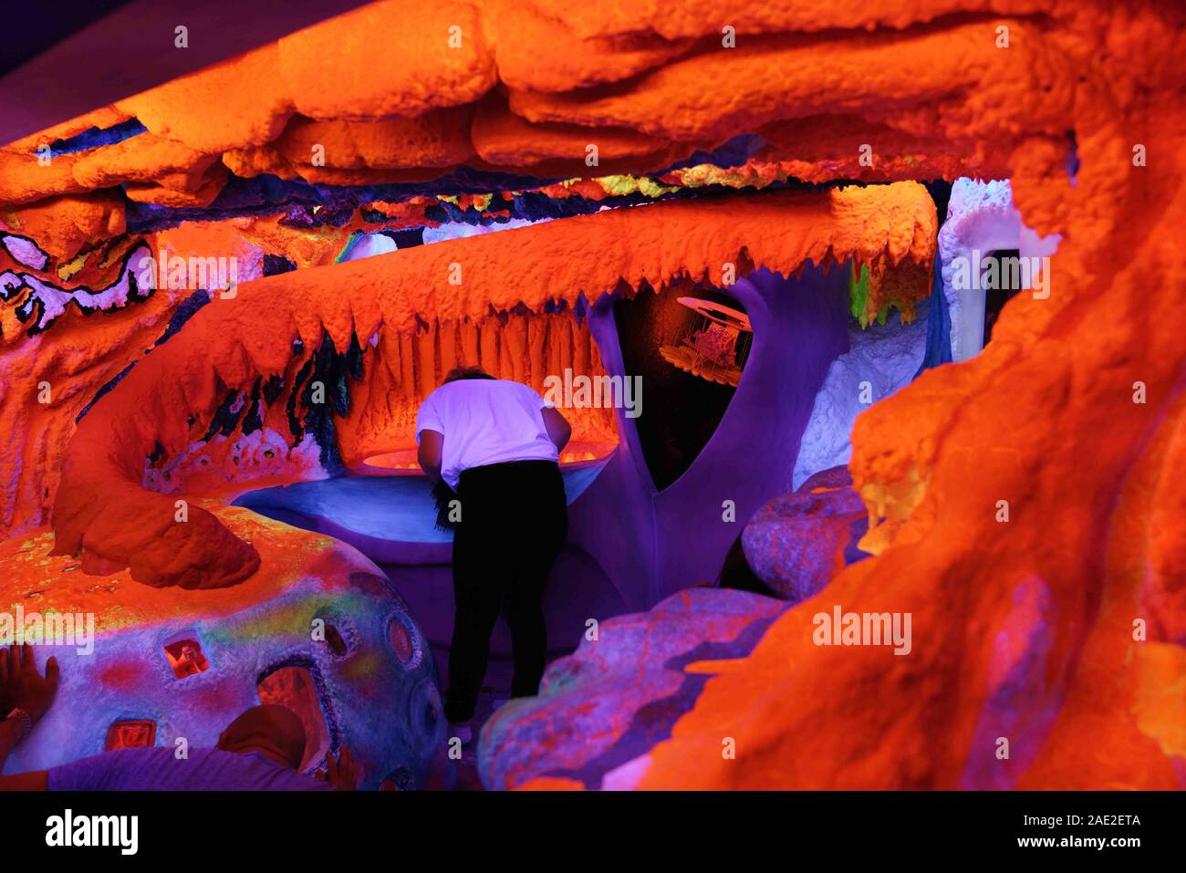 Electric Ladyland Museum of Fluorescent Art Stock Photo Alamy