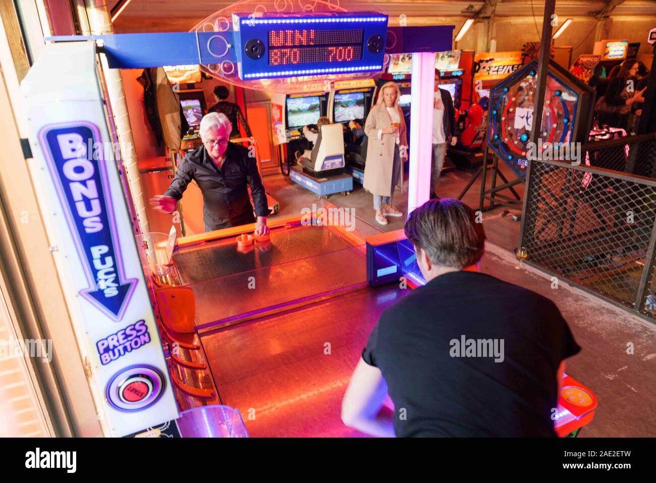 Arcade games TonTon club, Amsterdam, Netherlands Stock Photo Alamy