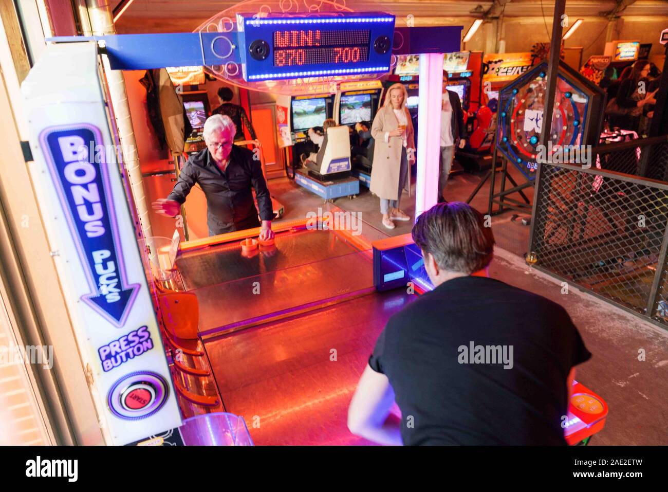 Arcade games TonTon club, Amsterdam, Netherlands Stock Photo - Alamy