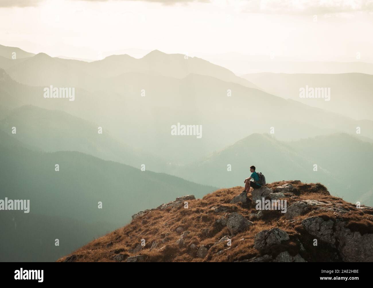 Silhouette of a trekker hi-res stock photography and images - Page 2 - Alamy