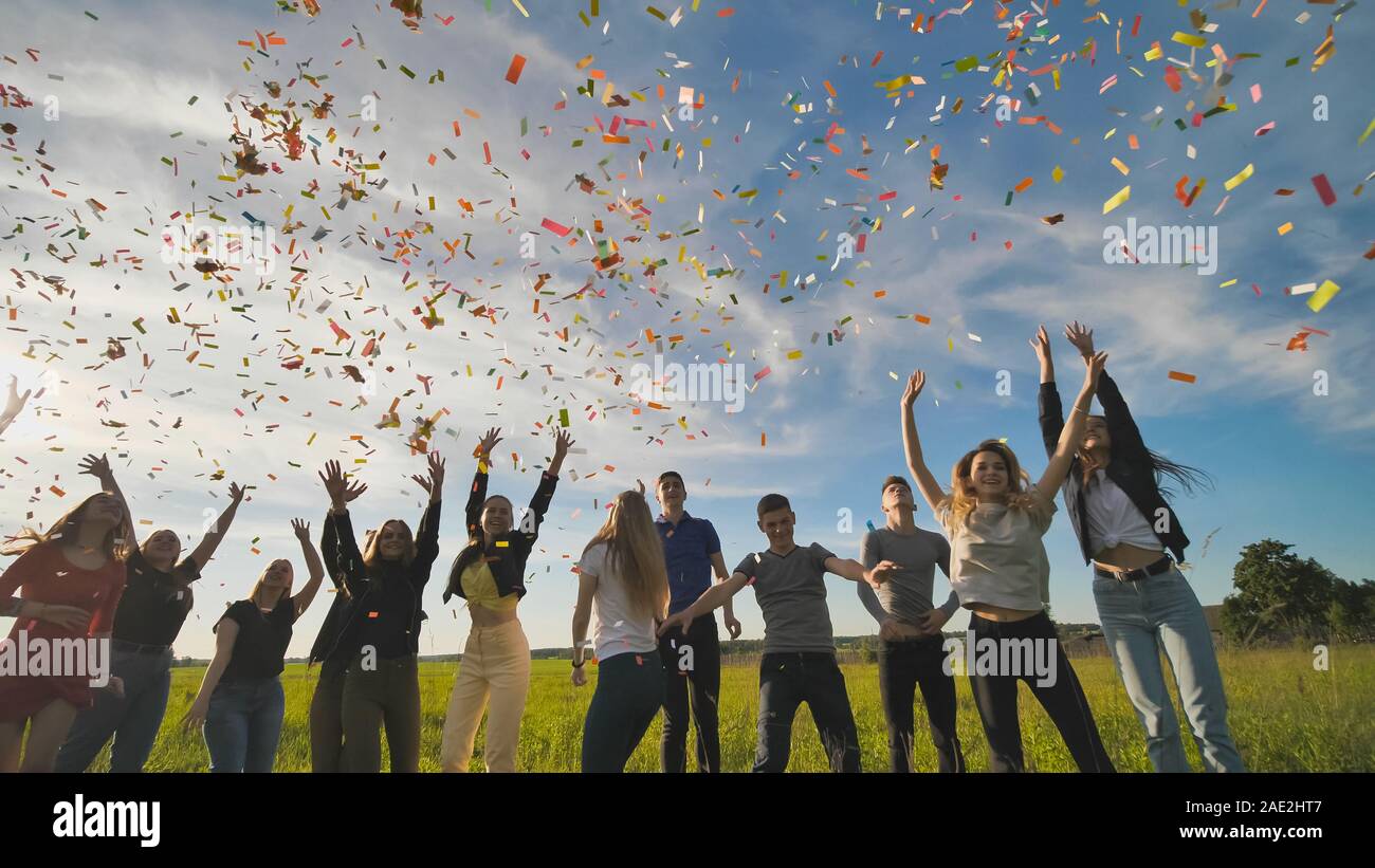 People are throwing candy hires stock photography and images Alamy