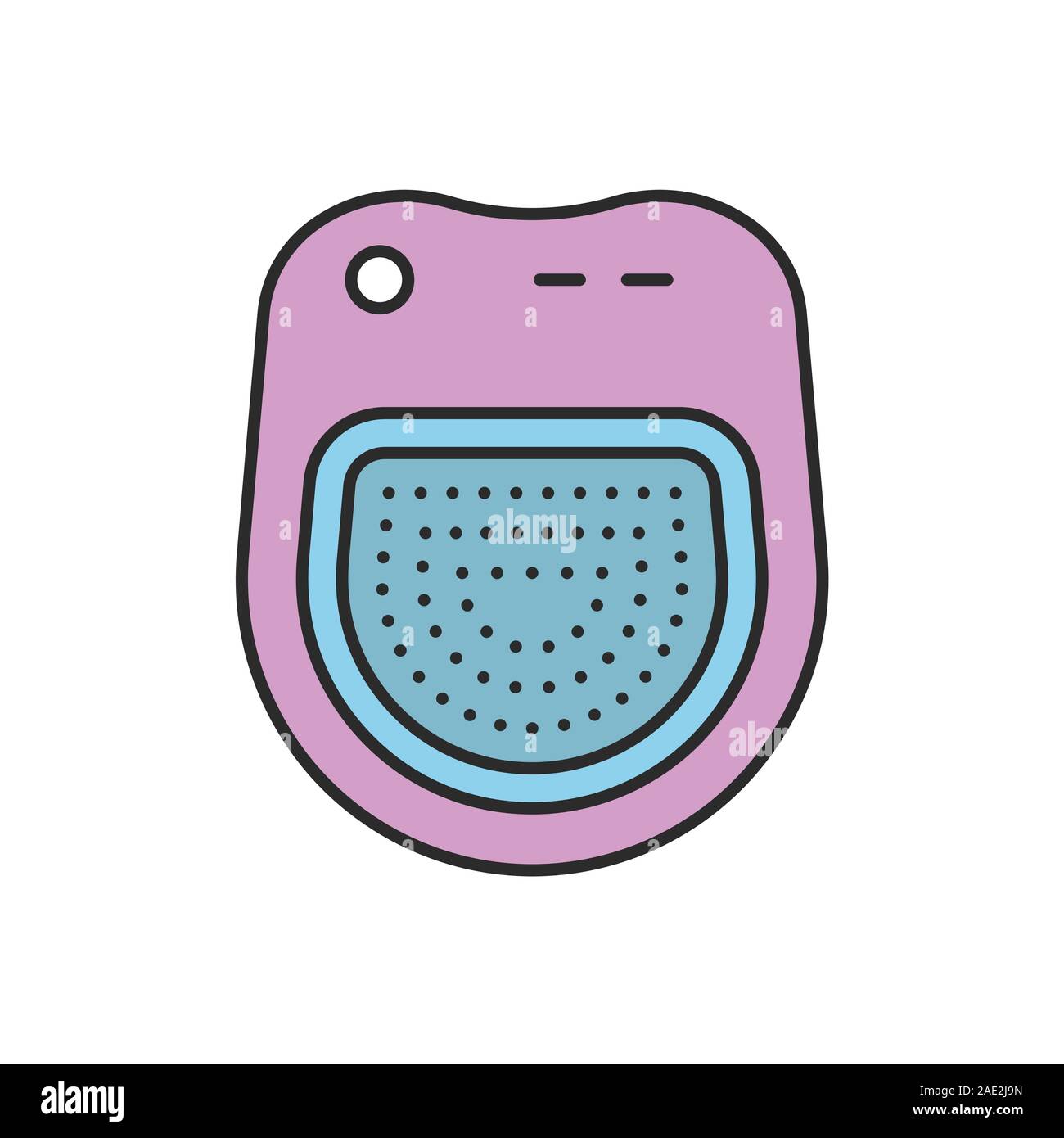 Spa salon bath color icon. Isolated vector illustration Stock Vector