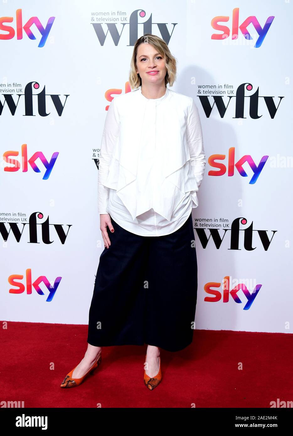 Faye Ward attending the Women in Film and TV Awards 2019 at the Hilton, Park Lane, London. Stock Photo
