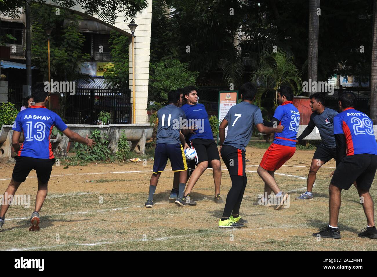 Mumbai, Maharashtra, India- Dec. 2019 - Unidentified Indian Young boys ...