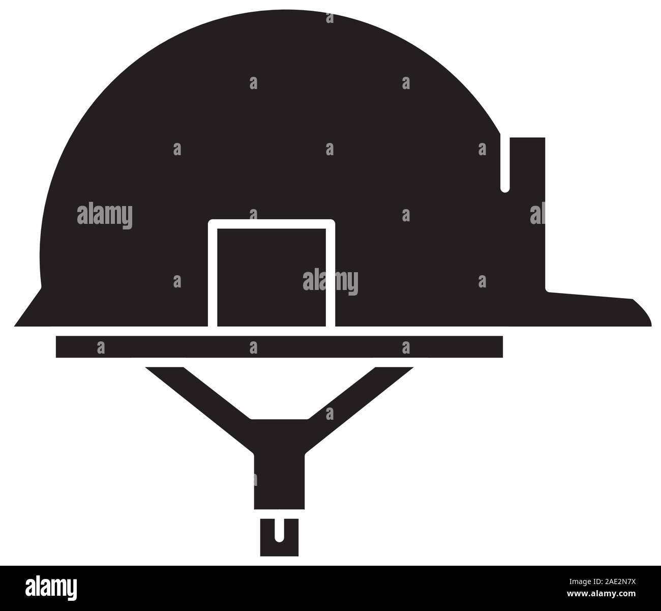 Isolated construction helmet vector design Stock Vector Image & Art - Alamy