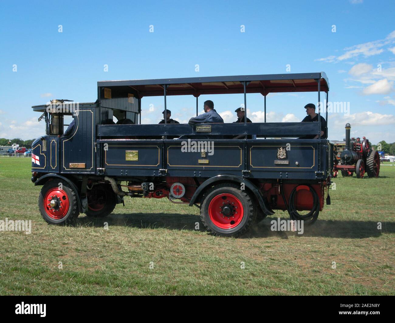 A Sentinel steam wagon once used for commercial haulage. Stock Photo