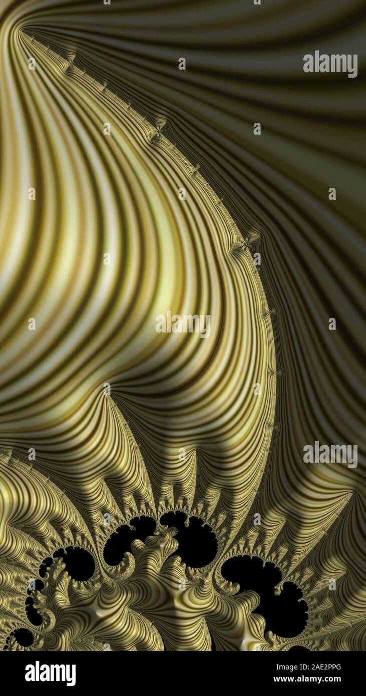 Artfully 3D rendering fractal, fanciful abstract illustration and ...