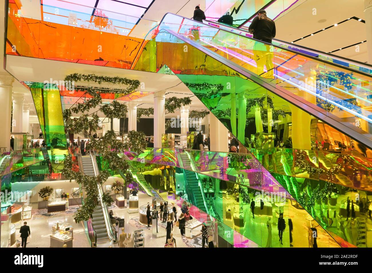 Saks fifth avenue new york interior hires stock photography and images