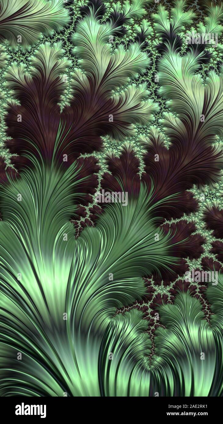 Artfully 3D rendering fractal, fanciful abstract illustration and ...